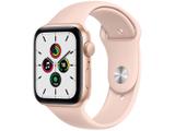 Apple Watch SE 44mm Dourada GPS Integrado - Pulseira Esportiva Areia-rosa