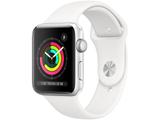 Apple Watch Series 3 (GPS) 42mm Caixa Prateada - Alumínio Pulseira Esportiva Branca