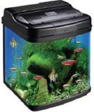 Aquário Curvo Resun Dm 320 - 22 Litros 110v Com Filtro e Iluminação