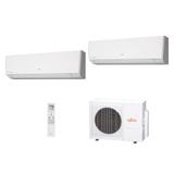 Ar Condicionado Multi Split Fujitsu 14.000 BTUs (2x Evap HW 7.000) Quente/Frio 220V