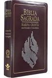 ARC065TIL - Bíblia Sagrada - Harpa Cristã - Dicionário e Concordância - Vinho Nobre - Cpad