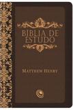 ARC085BEMHSBB - Bíblia de Estudo - Matthew Henry - Marrom - Sociedade bíblica do brasil
