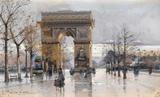 Arco do Triunfo - Eugène Galien - Tela 50x82 Para Quadro - Santhatela