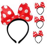 Arco Tiara 12 Unidades Minnie Bolinha Festa Fantasia Cabeca Enfeite Carnaval 9 (BSL-2653-13/12 Unid) - Braslu
