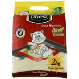 Areia Higiênica Dbest Bio Grossa 2kg Biodegradável