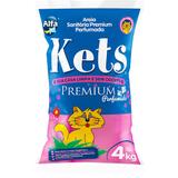 Areia Higiênica Kets Premium Perfumada para Gatos - 4Kg - Alfapet