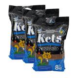 Areia Kets Finissimo Granulado para Gatos - 24kg - Alfapet