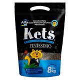 Areia Kets Finissimo Granulado para Gatos - 8kg - Alfapet