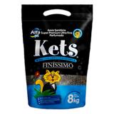 Areia Kets Finissimo Granulado para Gatos - 8kg - Alfapet