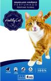 Areia Sanitária Healthy Cat Floral - 4 Kg - Nacional pet