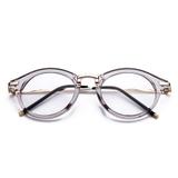 Armação de Acetato Redonda com detalhes em Metal para Óculos de Grau - Várias Cores - Vinkin