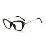 Armação de Óculos p/ Grau Feminino Gatinho Geométrico Preto - Ilook