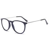 Armação de óculos para grau arredondada retrô preto fosco - Ilook