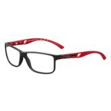 Armação mormaii atlântico preto fosco com vermelho multcolor