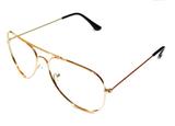 ARMAÇÃO OCULOS AVIADOR Retro DROP ME Dourado - Drop me acessorios