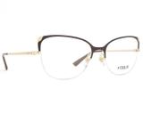 Armação Óculos de Grau Vogue Feminino Metallic Beat VO4077 997