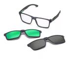 Armação Oculos Grau Mormaii Swap M6057d63 Clipon Polarizado