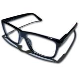 Armação Preta para Óculos de Grau em Acetato com Lentes - Oficina dos relógios