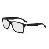 Armação receituário mormaii califa preto fosco c/ haste azul preto-azul
