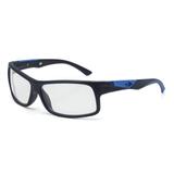 Armação receituário mormaii vibe preto fosco com azul claro multcolor