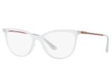 Armação vogue vo5239-l 2674 branco translucido tamanho 54