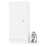 Armário Multiúso com Tábua de Passar Roupa San Marino 1 PT Branco - Art in