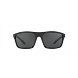 Arnette Sandbank AN4229 447/87 Preto Emborrachado Lente Cinza Tam 61