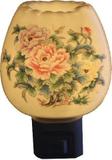 Aromatizador Elétrico Crisântemo em Porcelana - Relaxar e meditar