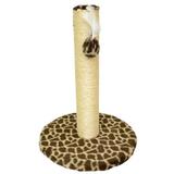 Arranhador 1 Plataforma Redondo Pelúcia Estampada - São pet