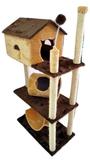 Arranhador Apartamento 3 Andares Brinquedo para Gatos - Pet in box