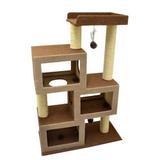 Arranhador Bigben Castelo Para Gatos - Marrom - São pet