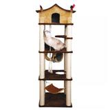 Arranhador Castelo Pelúcia Estampado - São pet