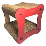 Arranhador e Cama Para Gato em Mdf e Papelão - Madeira e design