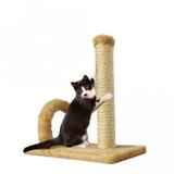 Arranhador para Gatos com Torre em Sisal e Arco Bege Mimos de Bichos