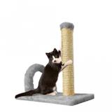 Arranhador para Gatos com Torre em Sisal e Arco Cinza Mimos de Bichos