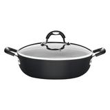 Arrozeira Tramontina Mônaco Alumínio Antiaderente Com Tampa Preta 28cm 4,2L