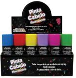 Artigo para Festa Pinta Cabelo CORES/FLUOR 135ML DP.C/24 Popper
