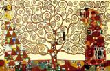 Árvore da Vida (1905) - Gustav Klimt - Tela 30x46 Para Quadro - Santhatela