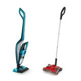 Aspirador Powerpro Aqua Philips Walita + Vassoura Elétrica Cordless Sweeper Polishop Ariete
