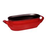 Assadeira Alta 4,5L Ceraflame 11cmx21cmx46cm Pomodoro