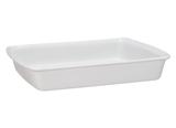 Assadeira Cerâmica Retangular 33 x 25 cm Branca MondoCeram - CER 015