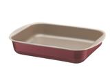 Assadeira funda 28cm 2,9l brasil vermelho aluminio com revestimento antiaderente tramontina