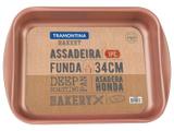 Assadeira funda de alumínio com revestimento interno de antiaderente 34cm - Bakery - Tramontina