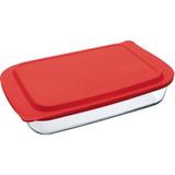 Assadeira Lasanheira Com Tampa Plástica Retangular 5 Litros Funda 1.6538.26-5 N Marinex - Gama ud
