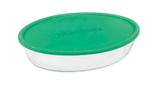 Assadeira Oval Pequena 2,4 Litros Com Tampa Marinex