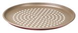 Assadeira Para Pizza Com Furos Alumínio Antiaderente Tramontina Brasil 30 cm Vermelha 20076/730