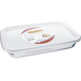 Assadeira Prática Retangular com Tampa Branco 35 cm - Marinex