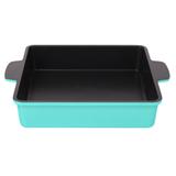 Assadeira Quadrada Antiaderente Verde 23 x 23cm - Gourmet mix