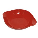Assadeira Redonda Com Aba Vermelha A67051 Mondoceram Gourmet