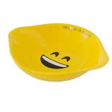 Assadeira Redonda Diverticon Bom dia 450ml Mondoceram 4,1cmx18cmx22,1cm Amarelo